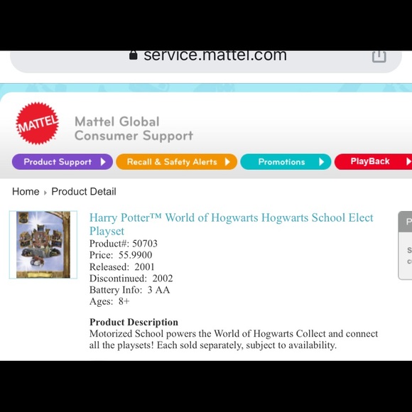 Harry Potter Hogwarts Castle toy by Mattel. - Picture 4 of 4